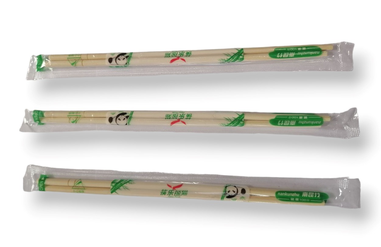 Палочки для еды круглые прозрачные, 100 шт/уп, 1/30, упак