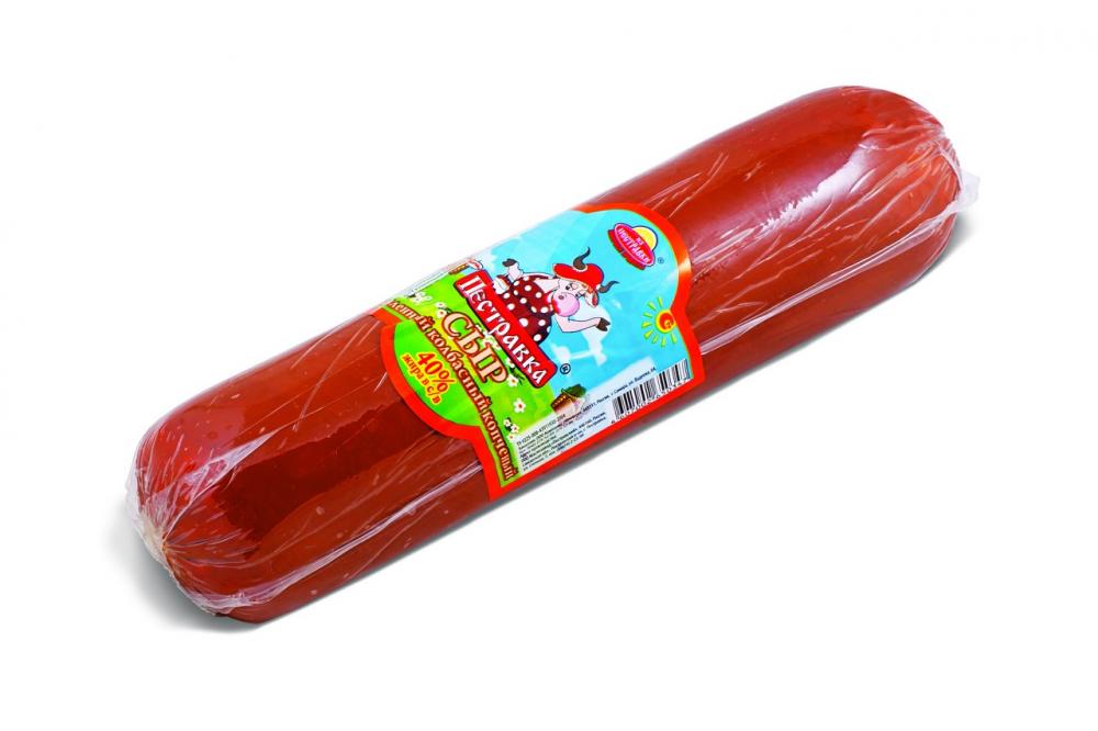 БЗМЖ СЫР КОЛБАСНЫЙ 40% ПЕСТРАВСКИЙ С ГРИБАМИ /ВЕС