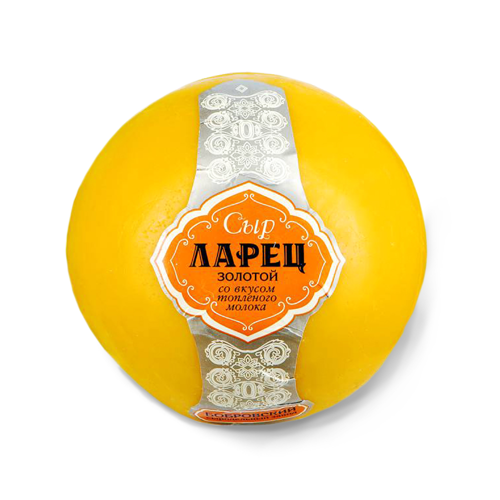 Сыр Ларец Золотой со вкусом топлёного молока 50% 1кг