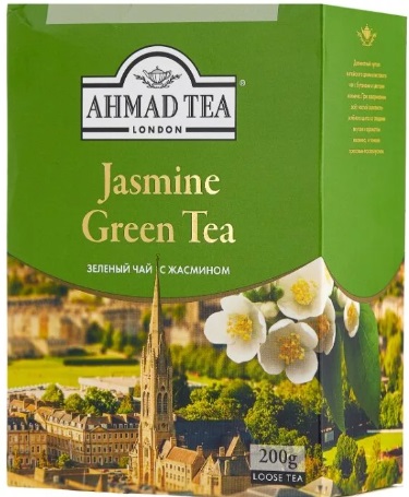 ЧАЙ АХМАД ТИ ЗЕЛЕНЫЙ С ЖАСМИНОМ КАРТ 200ГР