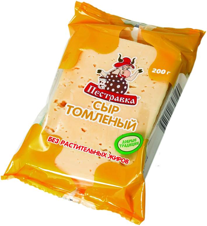 БЗМЖ СЫР ПЕСТРАВКА ТОМЛЕНЫЙ 50% 200ГР