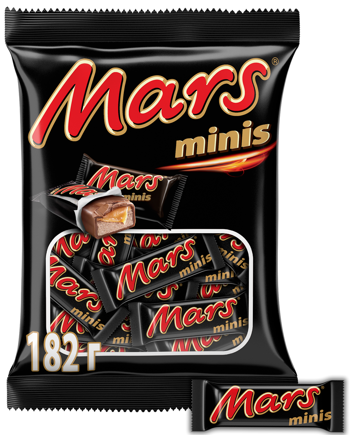 Батончик Mars Minis шоколадный 182г