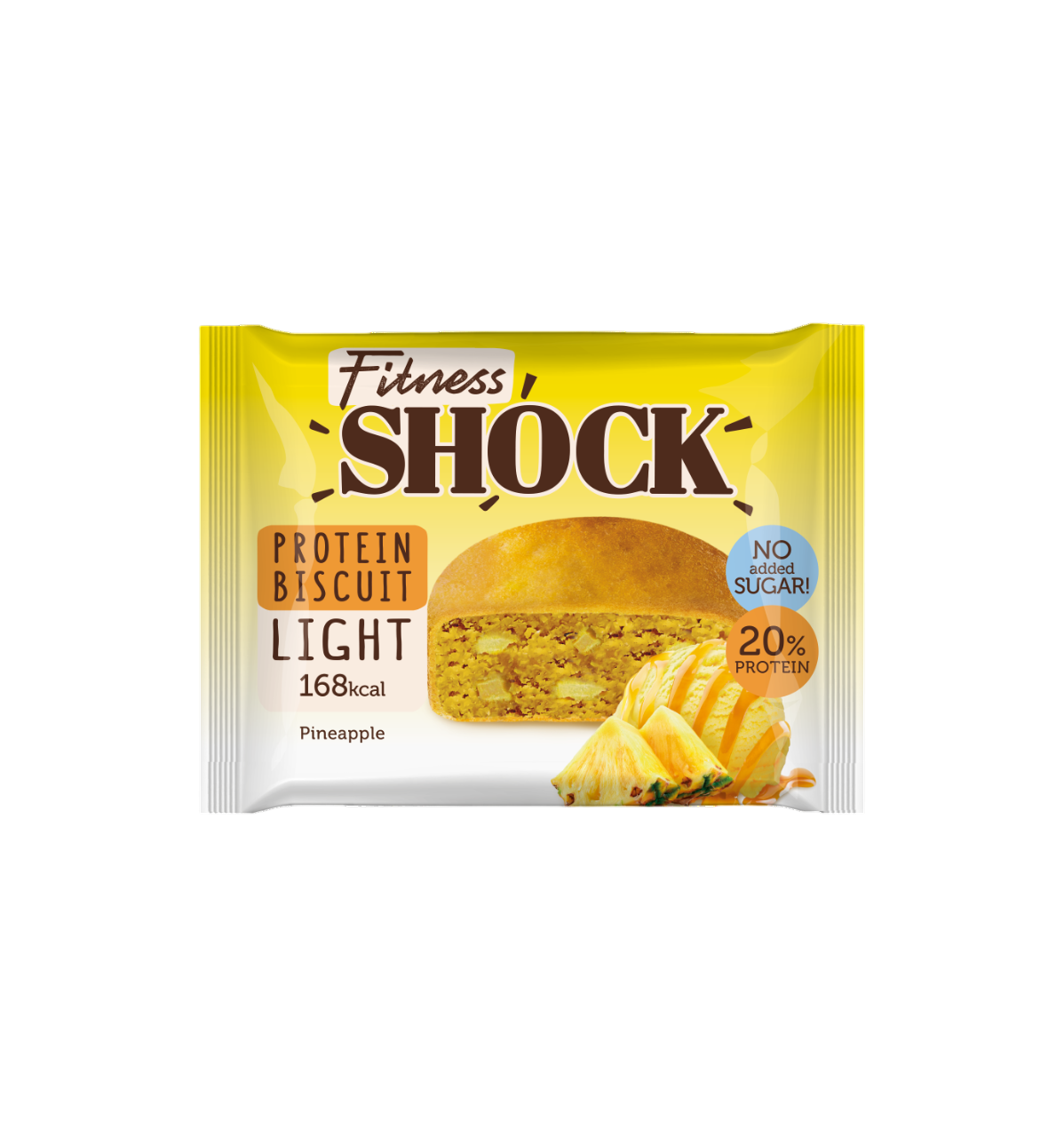 БИСКВИТ ФИТНЕСШОК НЕГЛАЗИРОВАННЫЙ АНАНАС 40ГР