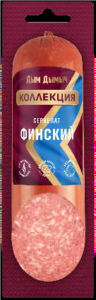 КОЛБАСА В/К ДЫМ ДЫМЫЧ КОЛЛЕКЦИЯ СЕРВЕЛАТ ФИНСКИЙ ШТ 0,350 КГ