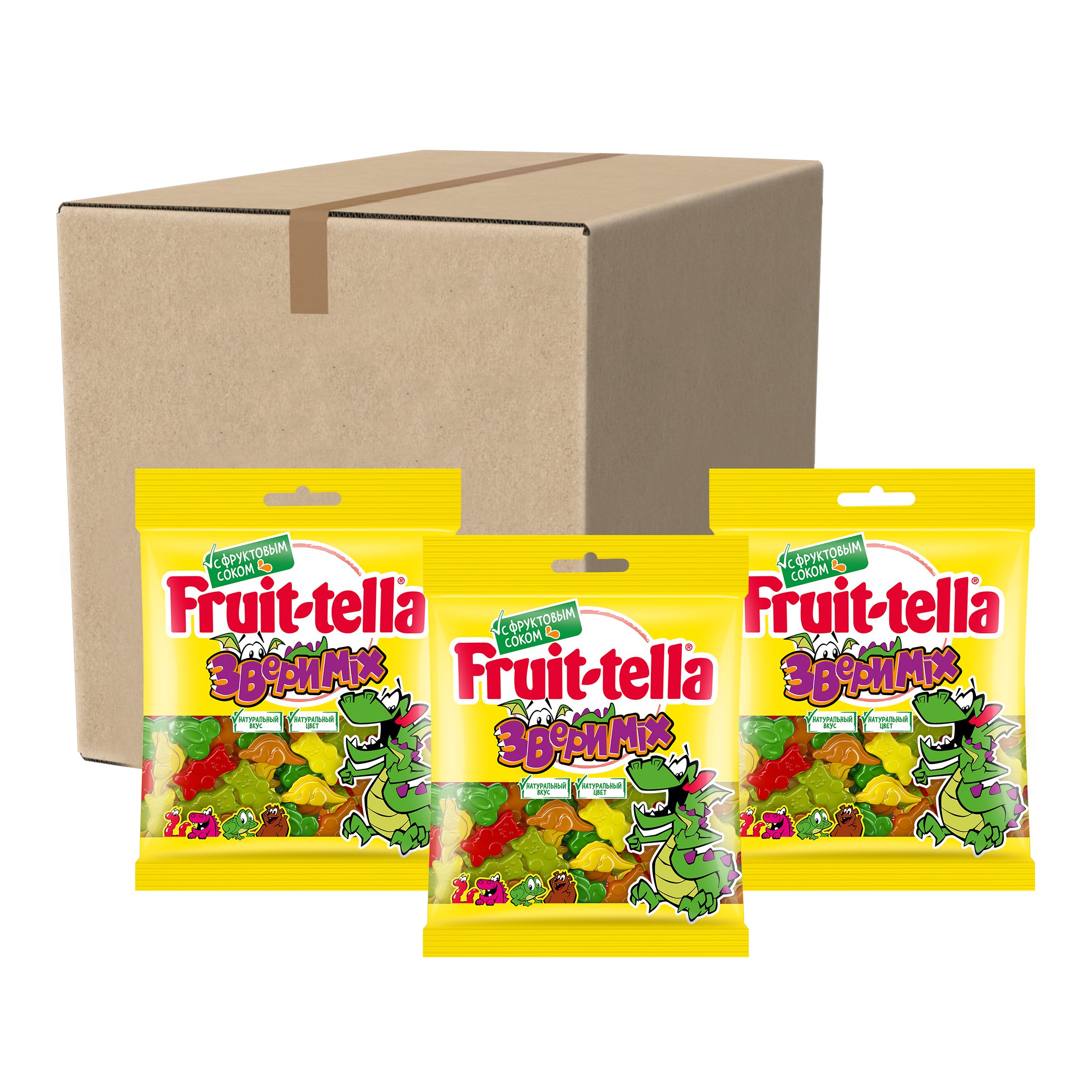 ФТ Мармелад Звери Микс 70г 30шт РУ