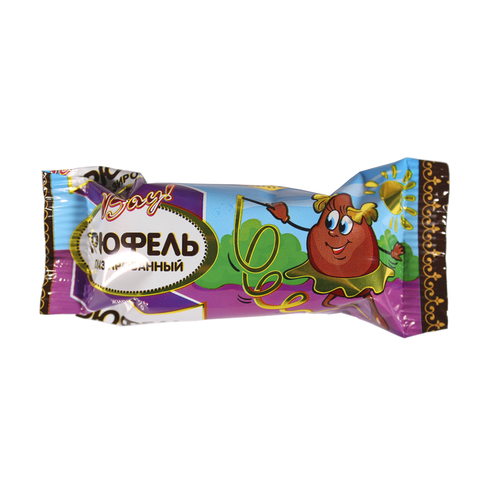 Продукт  глазирован. 45г "ВАУ" (Трюфель)