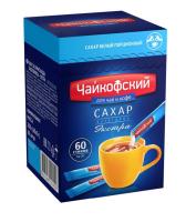 САХАР ПОРЦИОННЫЙ В СТИКАХ ЧАЙКОФСКИЙ ГОСТ 60ШТ 300ГР