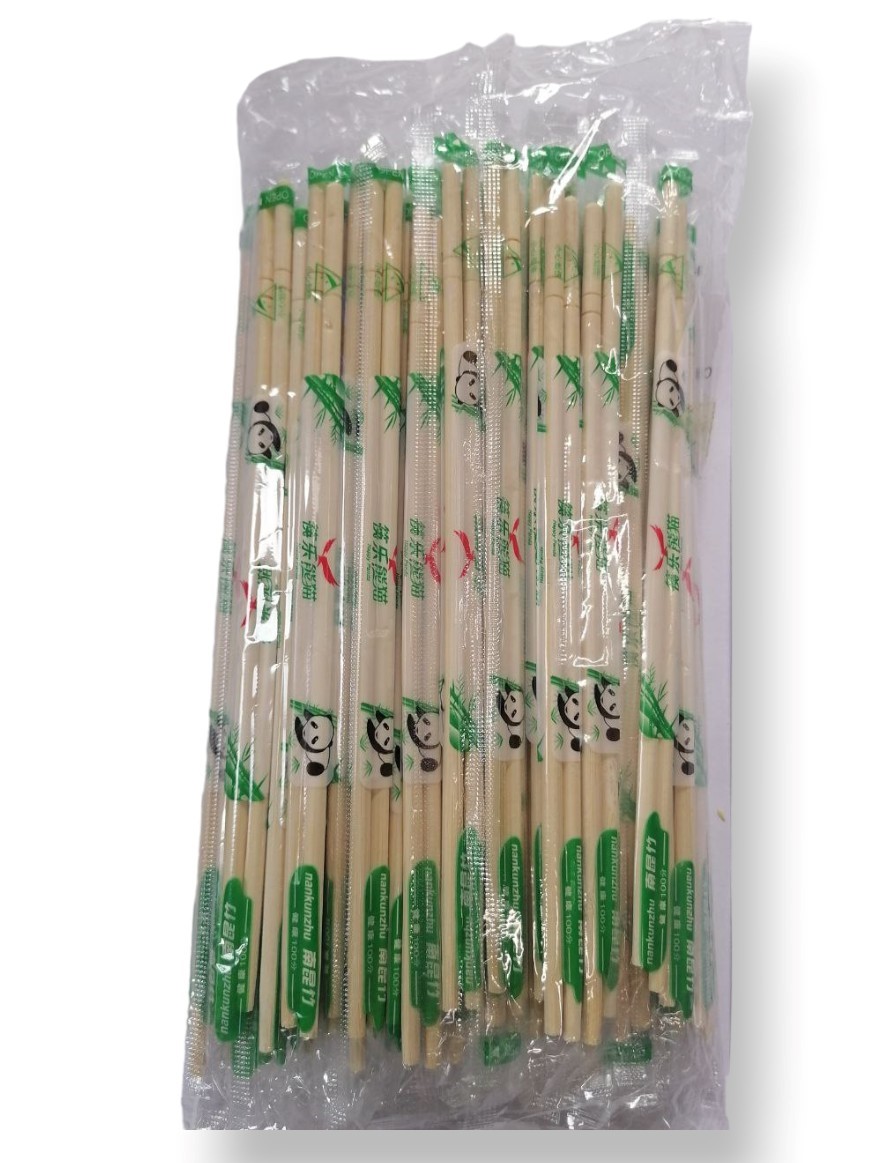 Палочки для еды круглые прозрачные, 100 шт/уп, 1/30, упак