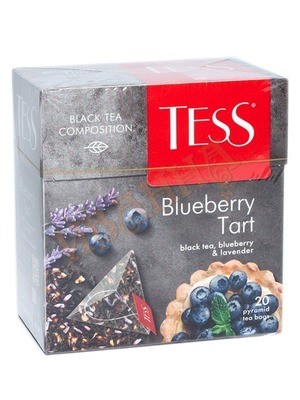 ТОП 100 Чай TESS Блюберри Тарт черн. с доб.12*(20п*1,8г)