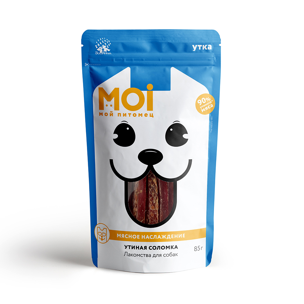ЛАКОМСТВО Д/СОБАК МОЙ УТИНАЯ СОЛОМКА ПЛ/ПАК 85ГР