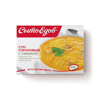 Суп гороховый с говядиной Вкусный Суп 300гр