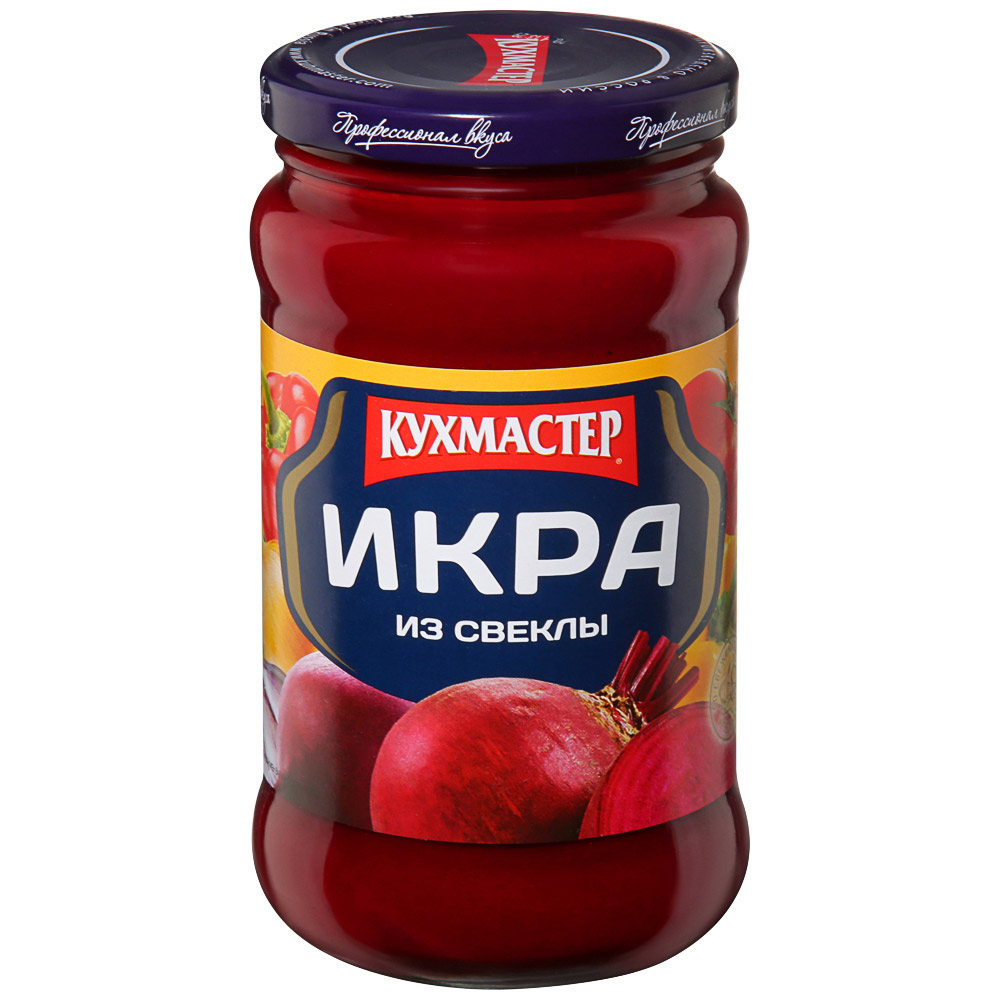 ЗАКУСКА КУХМАСТЕР ИКРА ИЗ СВЕКЛЫ 400Г.