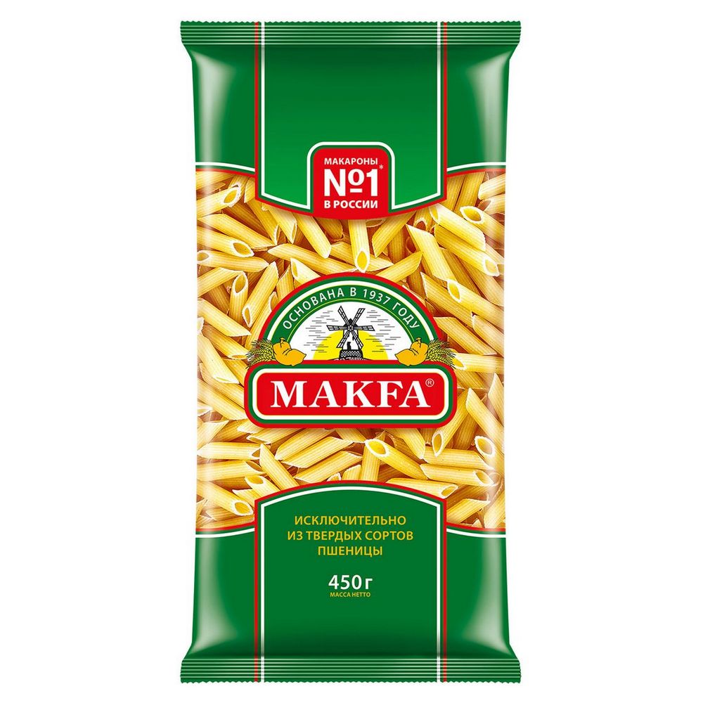 МАКАРОНЫ МАКФА ПЕРЬЯ 450ГР