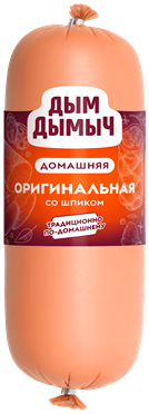 КОЛБАСА ВАРЕНАЯ ДОМАШНЯЯ ОРИГИНАЛЬНАЯ СО ШПИКОМ ВЕС. ТМ ДД