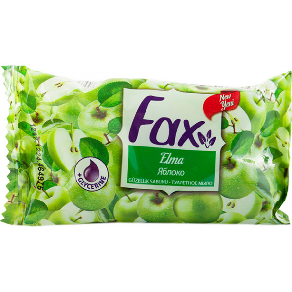 МЫЛО ТУАЛЕТНОЕ FAX ЯБЛОКО 75ГР.