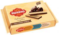 ВАФЛИ ТОНКИЕ С КРЕМОМ КЛУБНИКА ЯШКИНО 144ГР