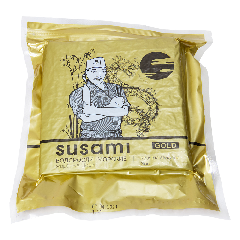 ВОДОРОСЛИ НОРИ SUSAMI GOLD 100 ЛИСТОВ  КОРЕЯ