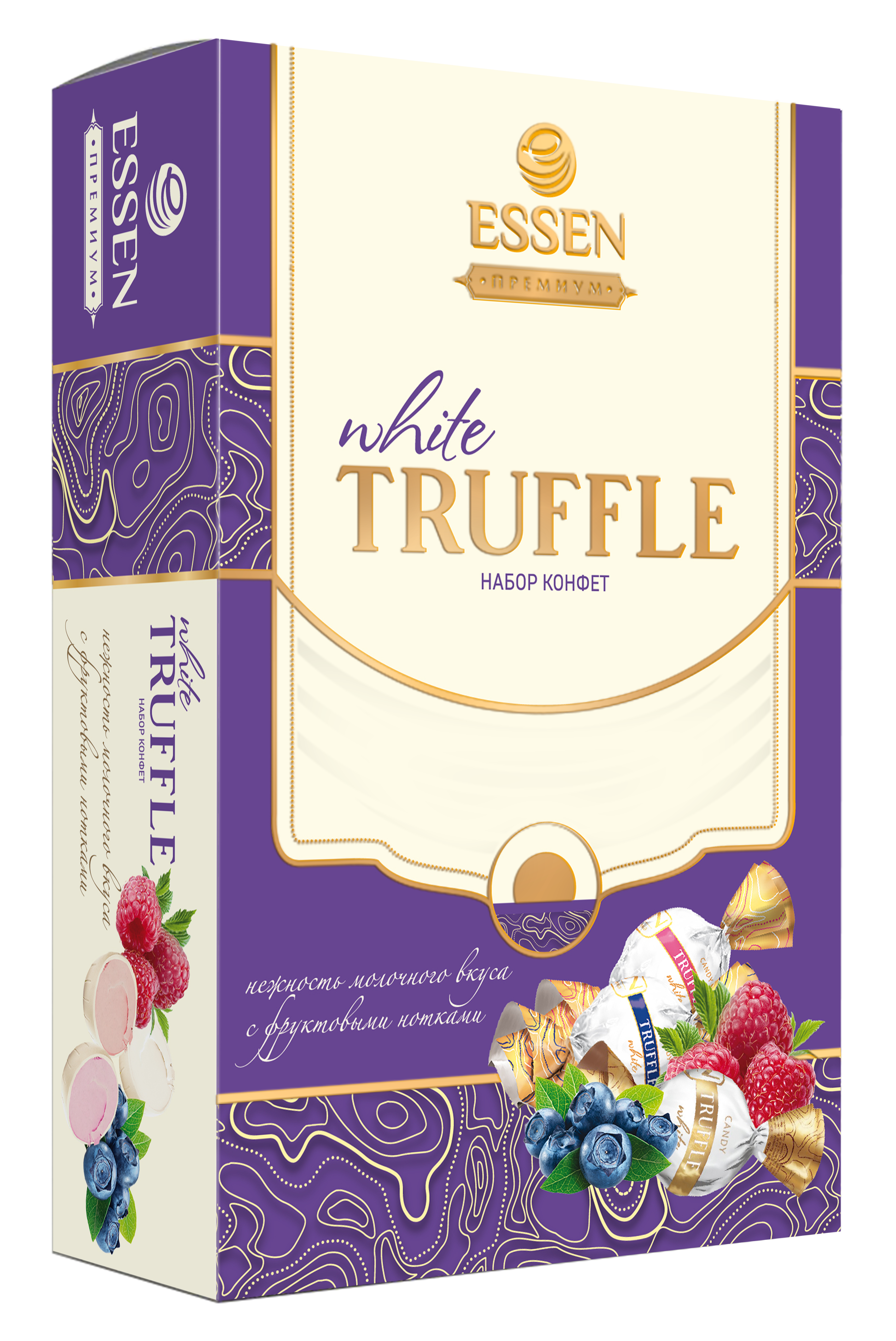 НАБОР КОНФЕТ ЭССЕН TRUFFLE WHITE ТРЮФЕЛЬ 180ГР