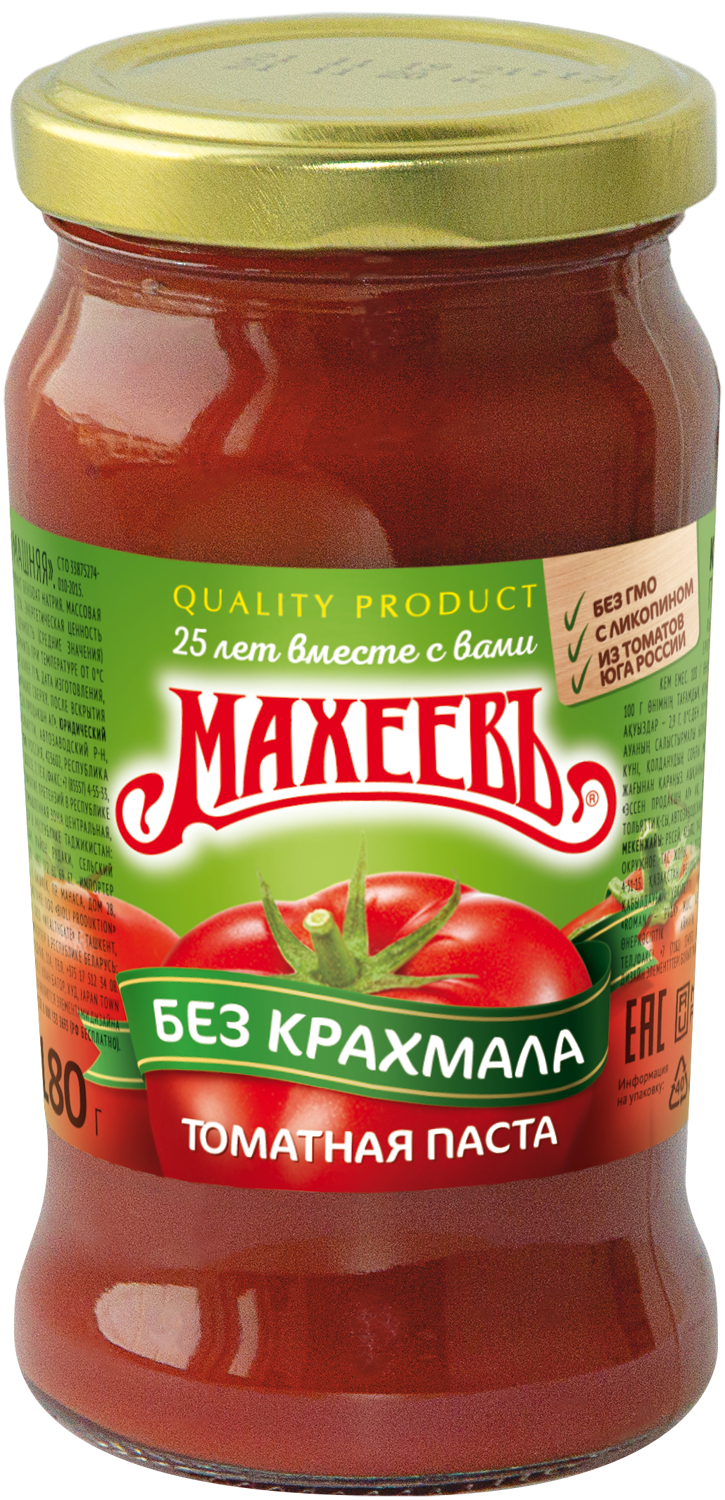 ПАСТА ТОМАТНАЯ МАХЕЕВ ДОМАШНЯЯ 180ГР ТВИСТ