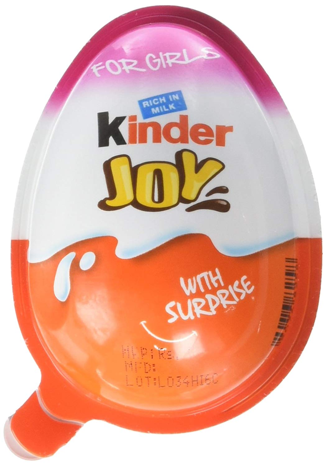 Яйцо Kinder Joy Infinimix шоколадное для девочек 20г