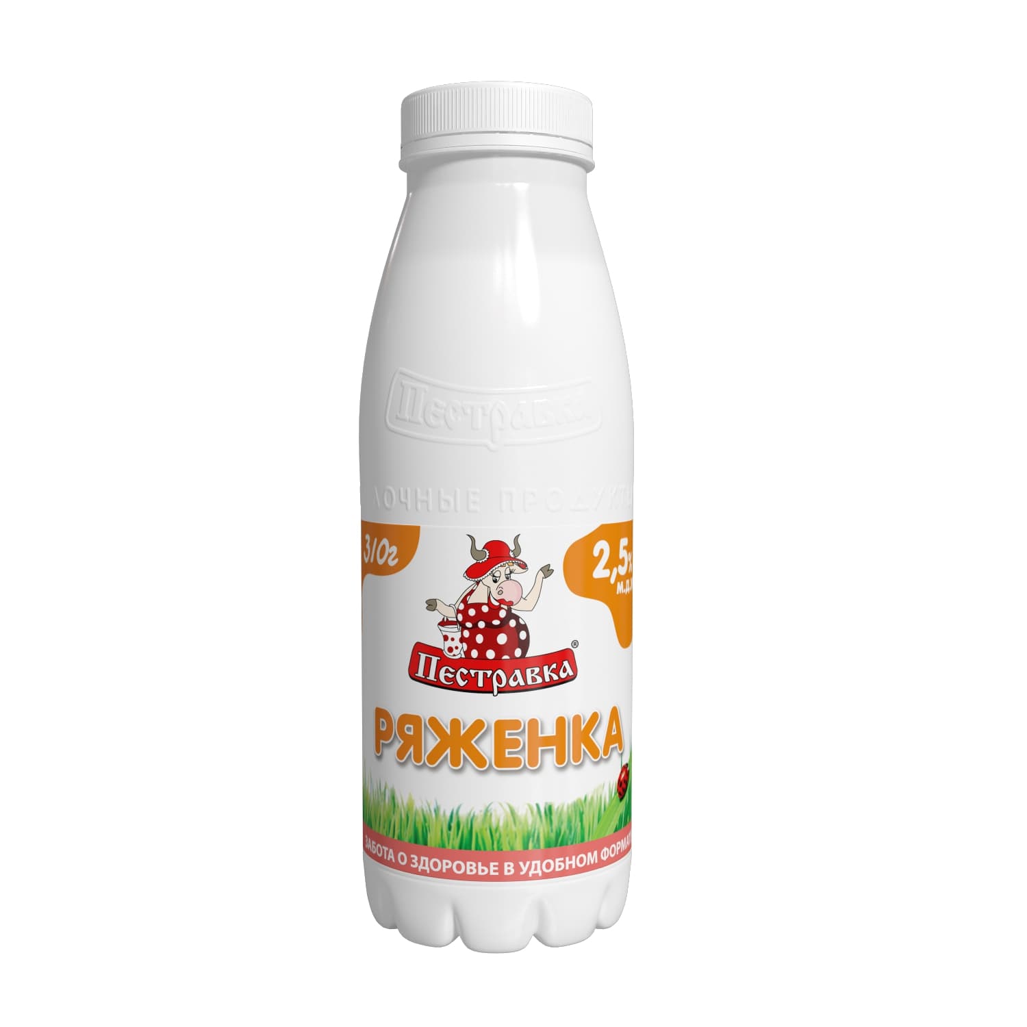 БЗМЖ РЯЖЕНКА ПЕСТРАВКА 2,5% 270ГР ПЭТ