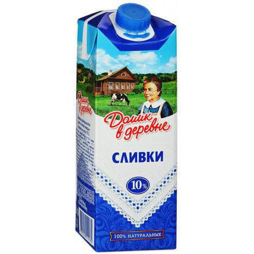 Сливки Домик в деревне Slim Combi 10% ТБА 0,48л,БЗМЖ