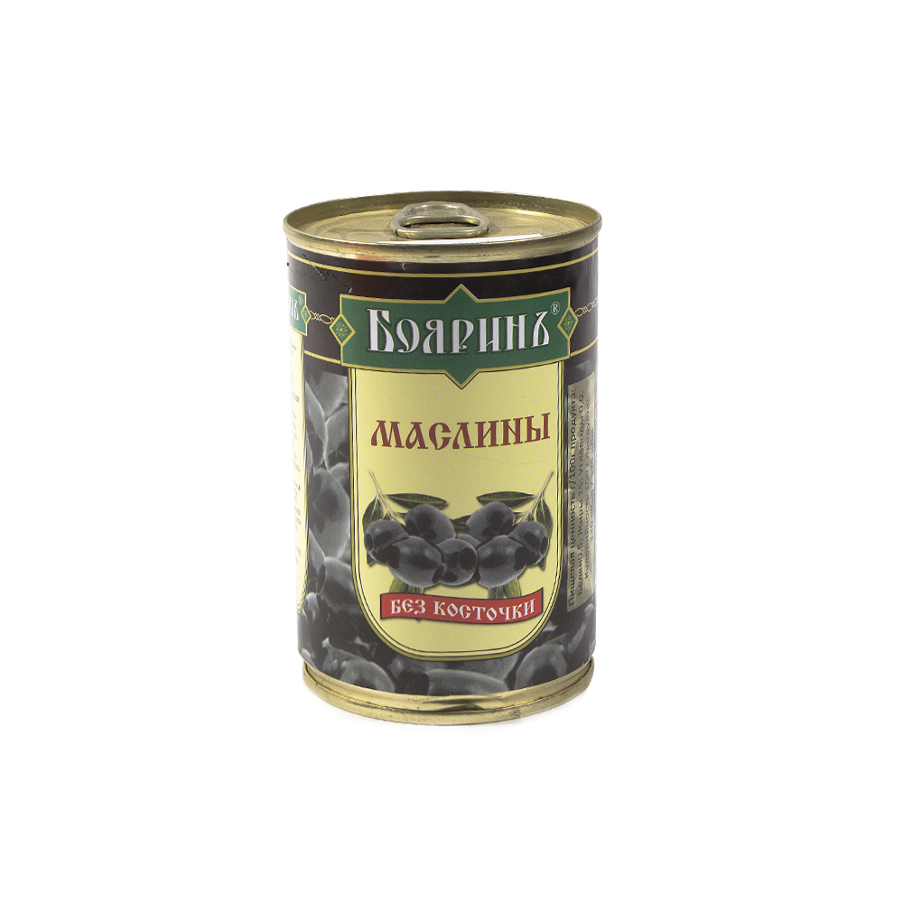 МАСЛИНЫ Б/К БОЯРИНЪ 300МЛ Ж/Б