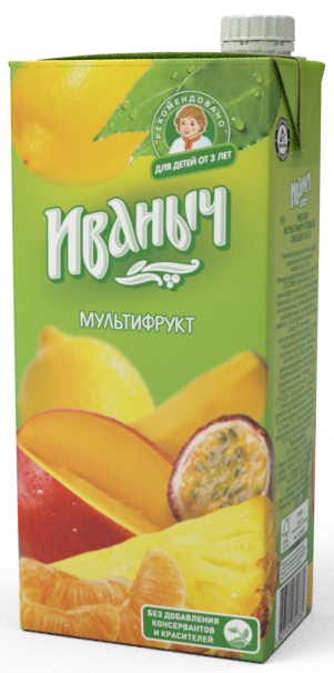 НЕКТАР ИВАНЫЧ 0,95Л МУЛЬТИФРУКТ Т/П