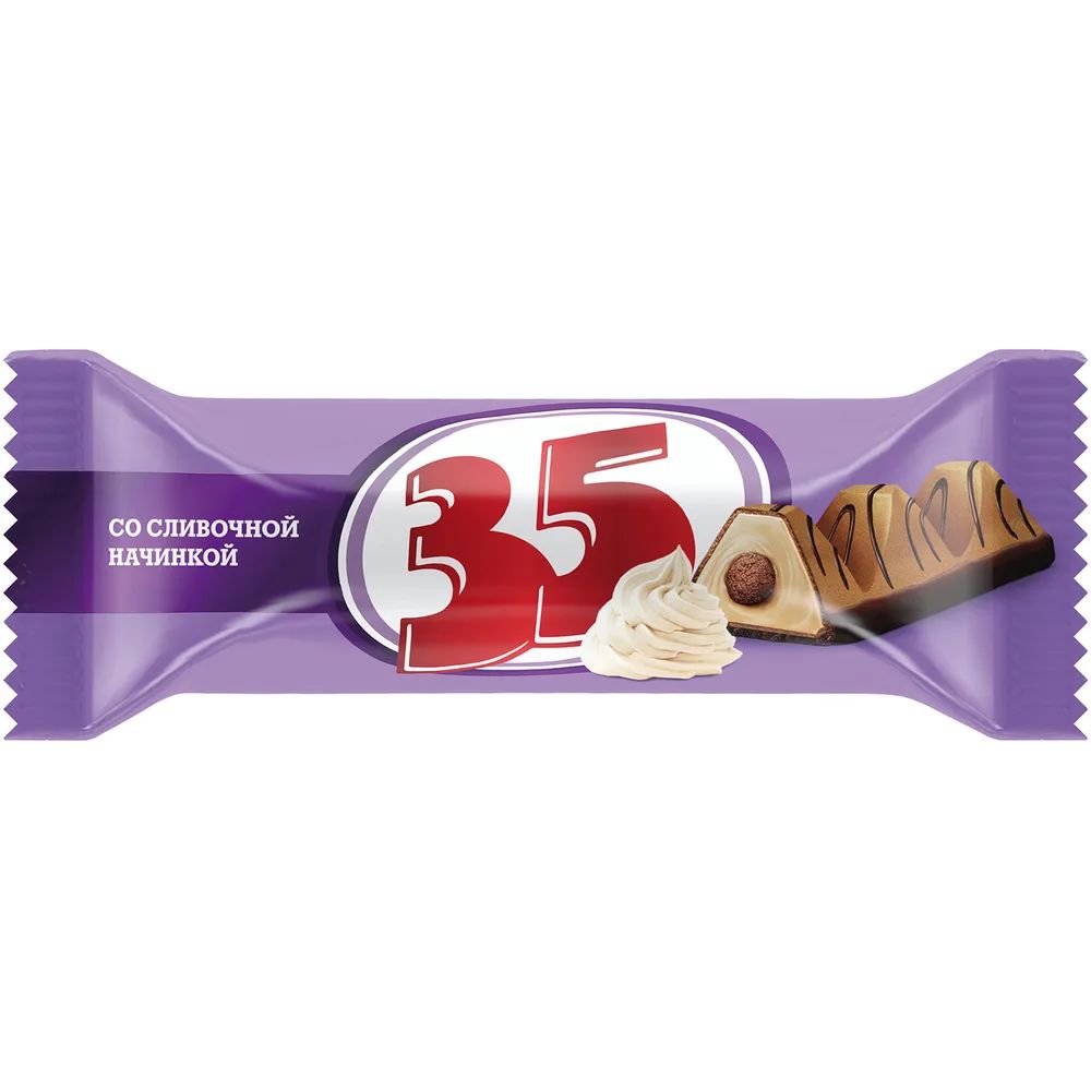 КОНФЕТЫ ЭССЕН 35 СЛИВОЧНАЯ НАЧИНКА /ВЕС/