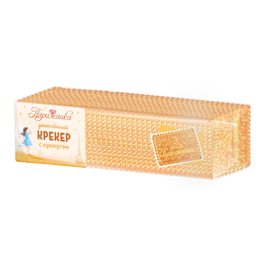 КРЕКЕР СС ПАРИЖАНКА С КУНЖУТОМ 360ГР