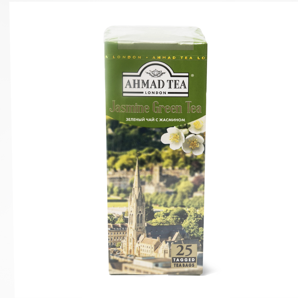 ЧАЙ АХМАД ЗЕЛЕНЫЙ ЖАСМИН 100П*2ГР