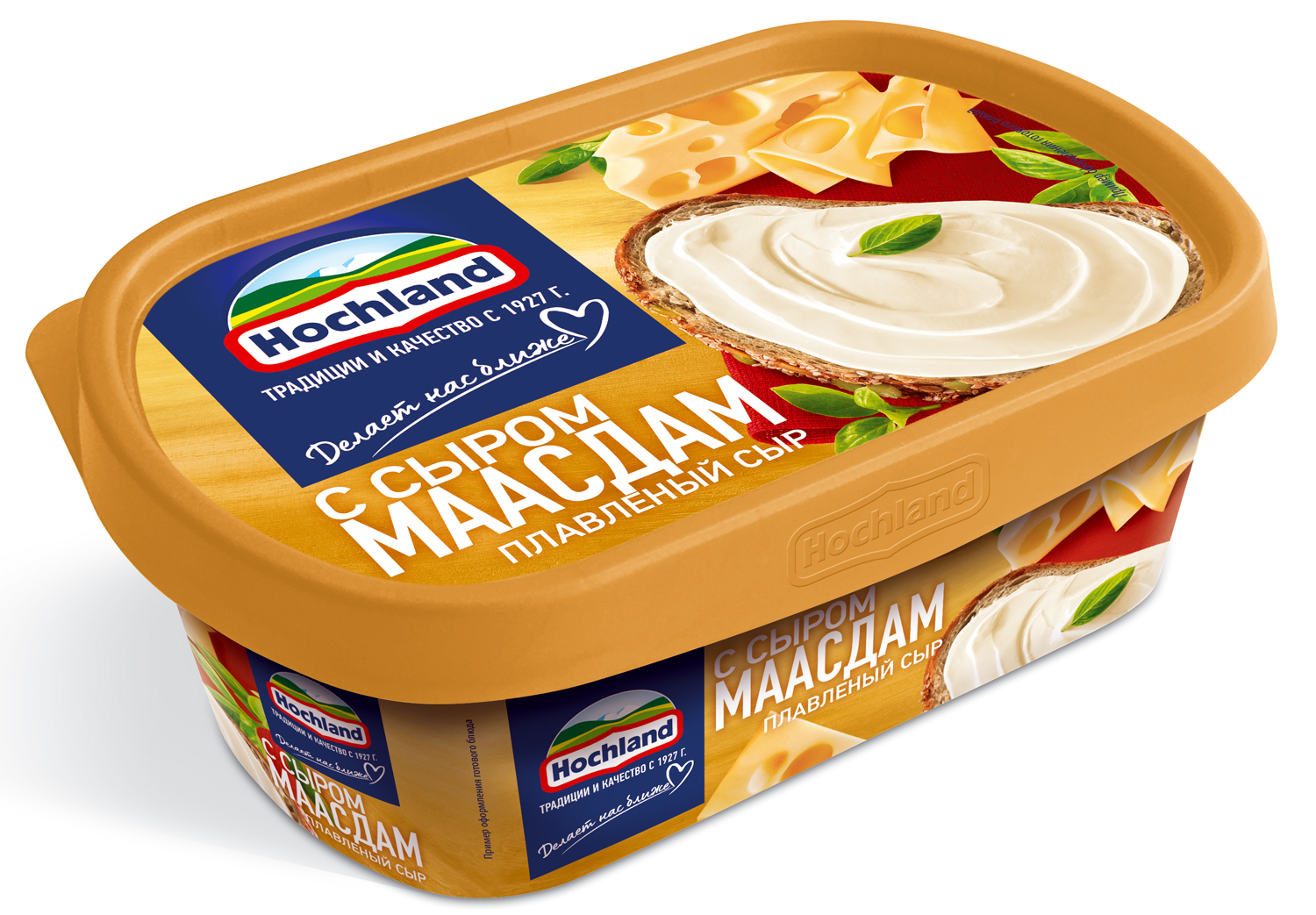 БЗМЖ СЫР ХОХЛАНД ПЛАВЛЕНЫЙ МААСДАМ ПЛ/В 200ГР