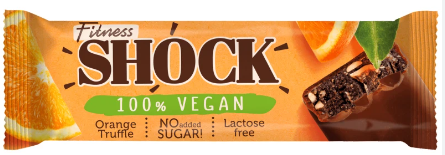 БАТОНЧИК ФИТНЕСШОК ГЛАЗИРОВАННЫЙ КОФЕ-АПЕЛЬСИН 40ГР