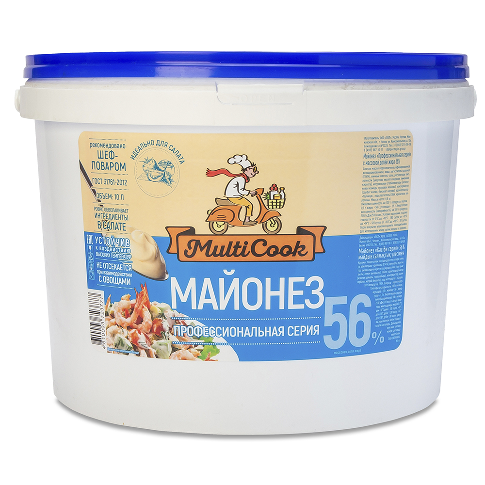 МАЙОНЕЗ МУЛЬТИКУК 56% 10Л