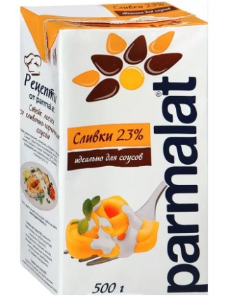 Сливки Parmalat Edge стерилизованные 23% 0,5 л