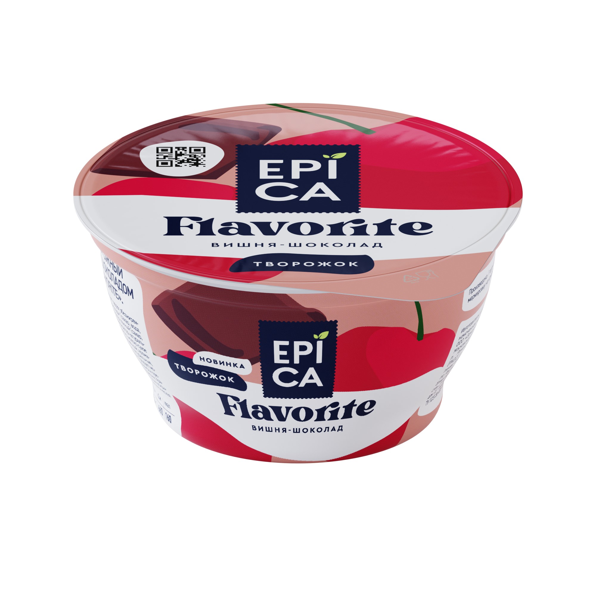 Десерт творож EPICA FLAVORITE с вишн/шок 130 г 8,1%