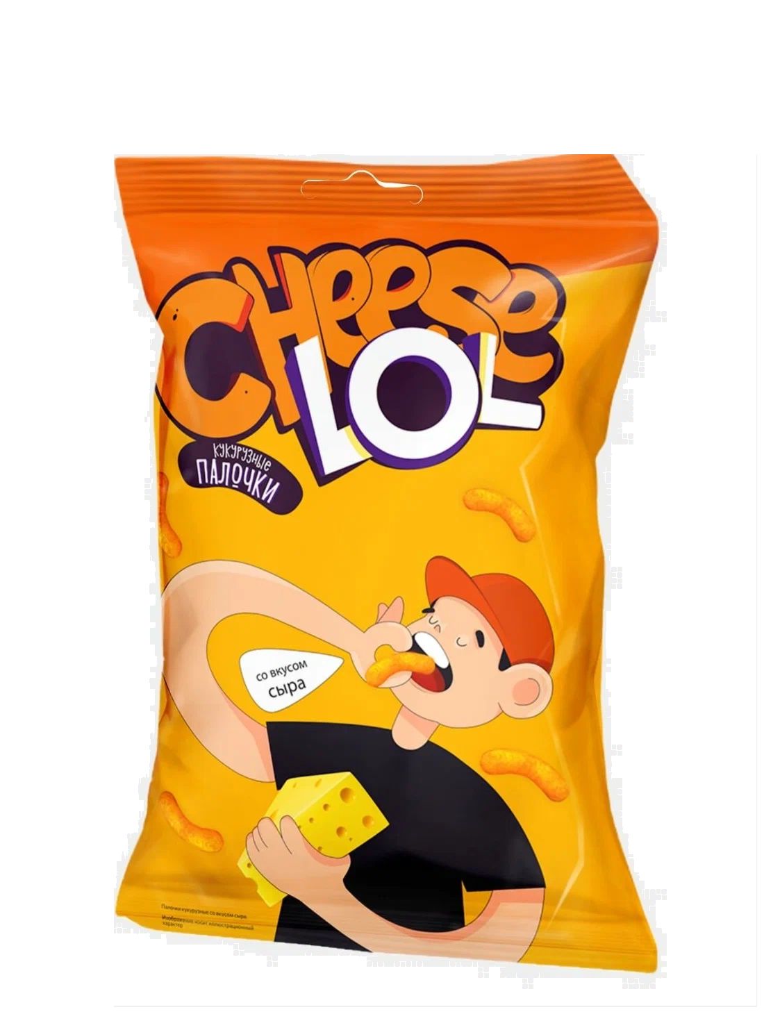 КУКУРУЗНЫЕ ПАЛОЧКИ CHEESE LOL СЫР 60ГР