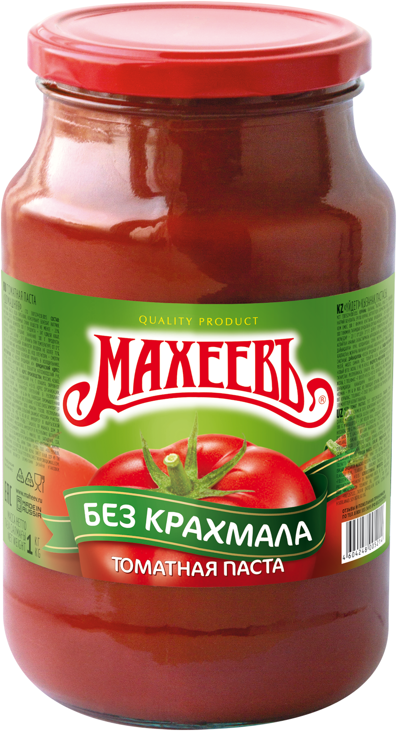 ТОМАТНАЯ ПАСТА  МАХЕЕВЪ ДОМАШНЯЯ 1000ГР