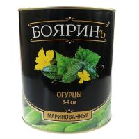 ОГУРЦЫ 3100МЛ (4) 6-9СМ МАРИН. Ж/Б БОЯРИН ИМП (ВЕС 1550Г)