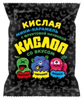 КАРАМЕЛЬ МИНИ МИКС КИСЛОП С НАЧИНКОЙ СЛАСТИ 200ГР