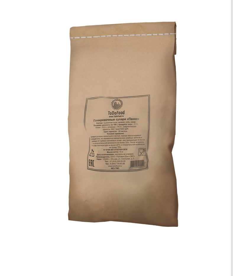 СУХАРИ  ПАНИРОВОЧНЫЕ ПАНКО 10КГ