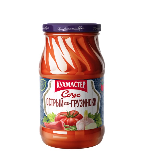 СОУС КУХМАСТЕР ОСТРЫЙ ПО-ГРУЗИНСКИ 480ГР