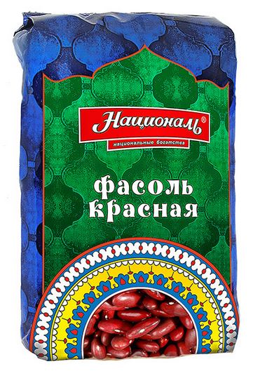КРУПА ФАСОЛЬ НАЦИОНАЛЬ КРАСНАЯ КАЛИБРОВ 450ГР