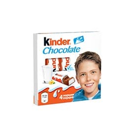 ШОКОЛАД КИНДЕР С МОЛОЧНОЙ НАЧИНКОЙ 50ГР