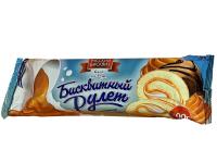 РУЛЕТ РУССКИЙ БИСКВИТ ВАРЕНАЯ СГУЩЕНКА 300ГР