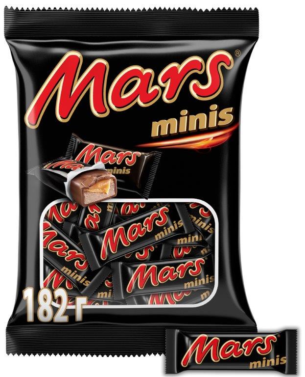 Батончик Mars Minis шоколадный 182г