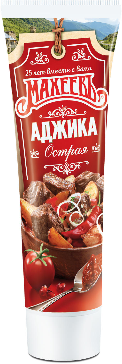 АДЖИКА МАХЕЕВ ОСТРАЯ 100Г ТУБА