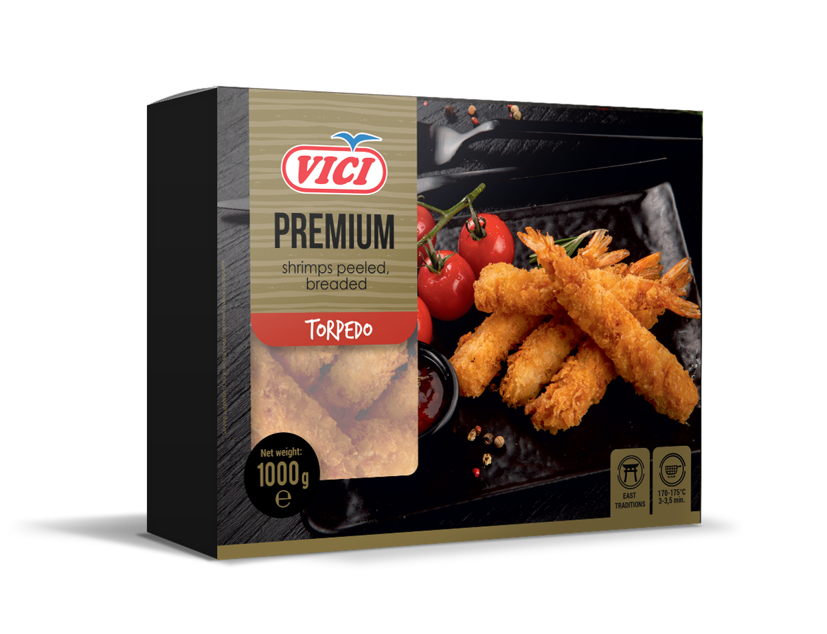 КРЕВЕТКИ В ПАНИРОВКЕ "ПАНКО"1 КГ