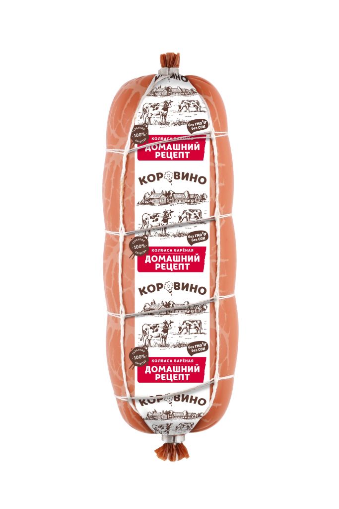 КОЛБАСА ВАРЕНАЯ ДОМАШНИЙ РЕЦЕПТ П/О КОРОВИНО/ВЕС