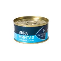 ИКРА МИНТАЯ  "ЛЮКС" "ДАЛЬНЕВОСТОЧНАЯ" "РУССКОЕ МОРЕ" Ж/Б 130Г 1/6 NEW КУПИНО